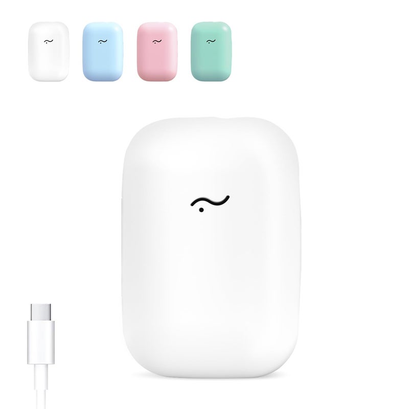 ELMWAY STB-027 Portable UV Toothbrush Sanitizer Case by ELMWAY â€“ Magnetic Wall-Mounted Toothbrush Holder & Travel Case with Fan & Heated Drying (Heating via USB-C) â€“ White